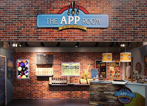 Canon Large Format Solutions Tradeshow set up showing the ability of their advanced digital flatbed printers