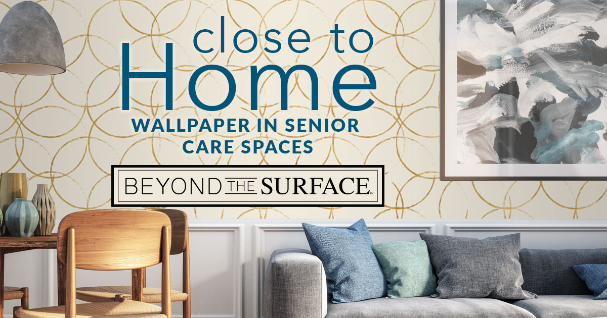 custom wallpaper in living room